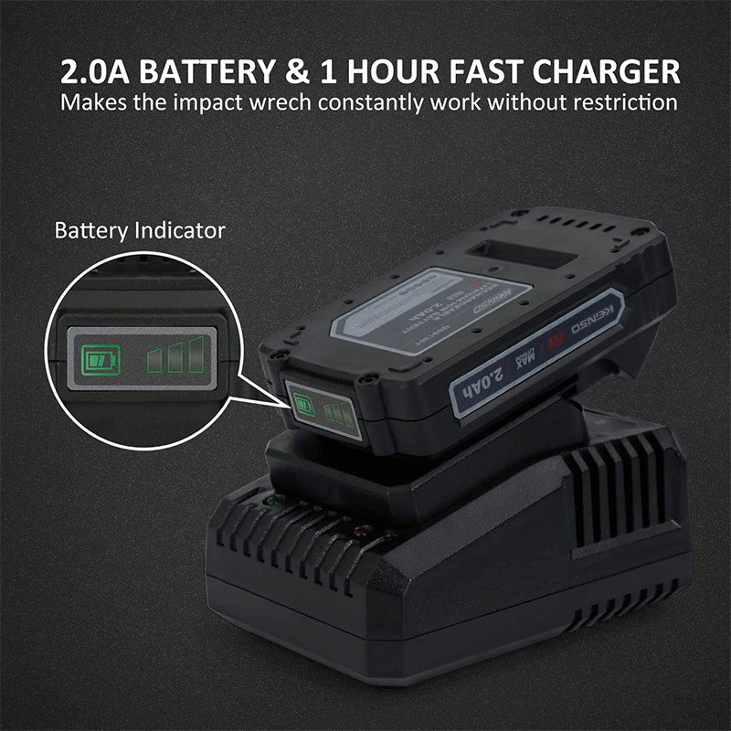 20V无绳锂电池冲击扳手