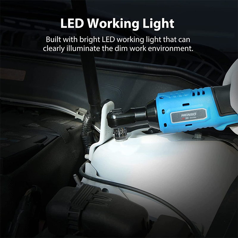 20V 无绳锂电池 3/8 英寸棘轮扳手